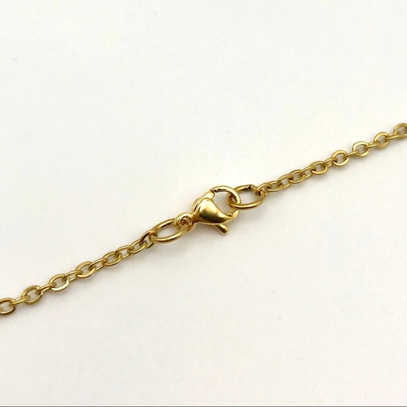 Evil Eye Necklace 🧿 Gold Plated Stainless Steel - Picture 8 of 8